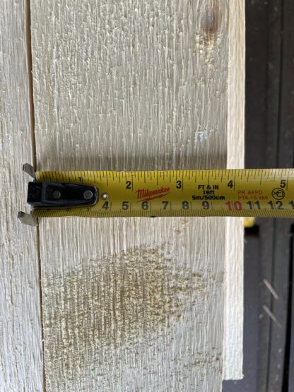 1x4 fencing measurement